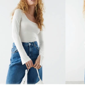 Långärmad tröja  - Vit tröja från Gina trixat knappt använd så i jättefint skick🥰 lappen är bortklippt men det är storlek S 