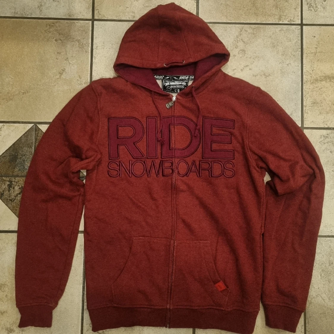 RIDE snowboard zip luvtröja 