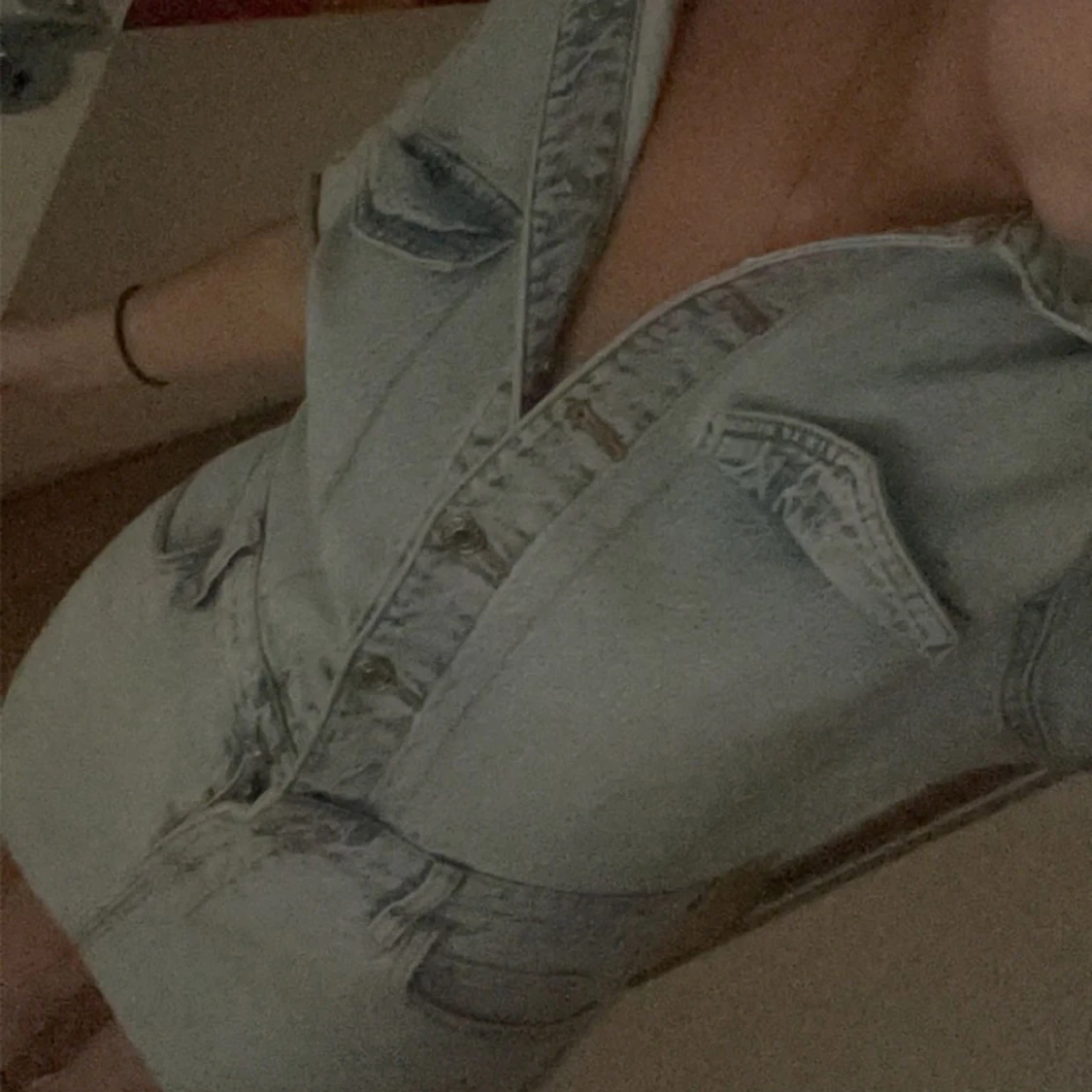 Jeans klänning - 90