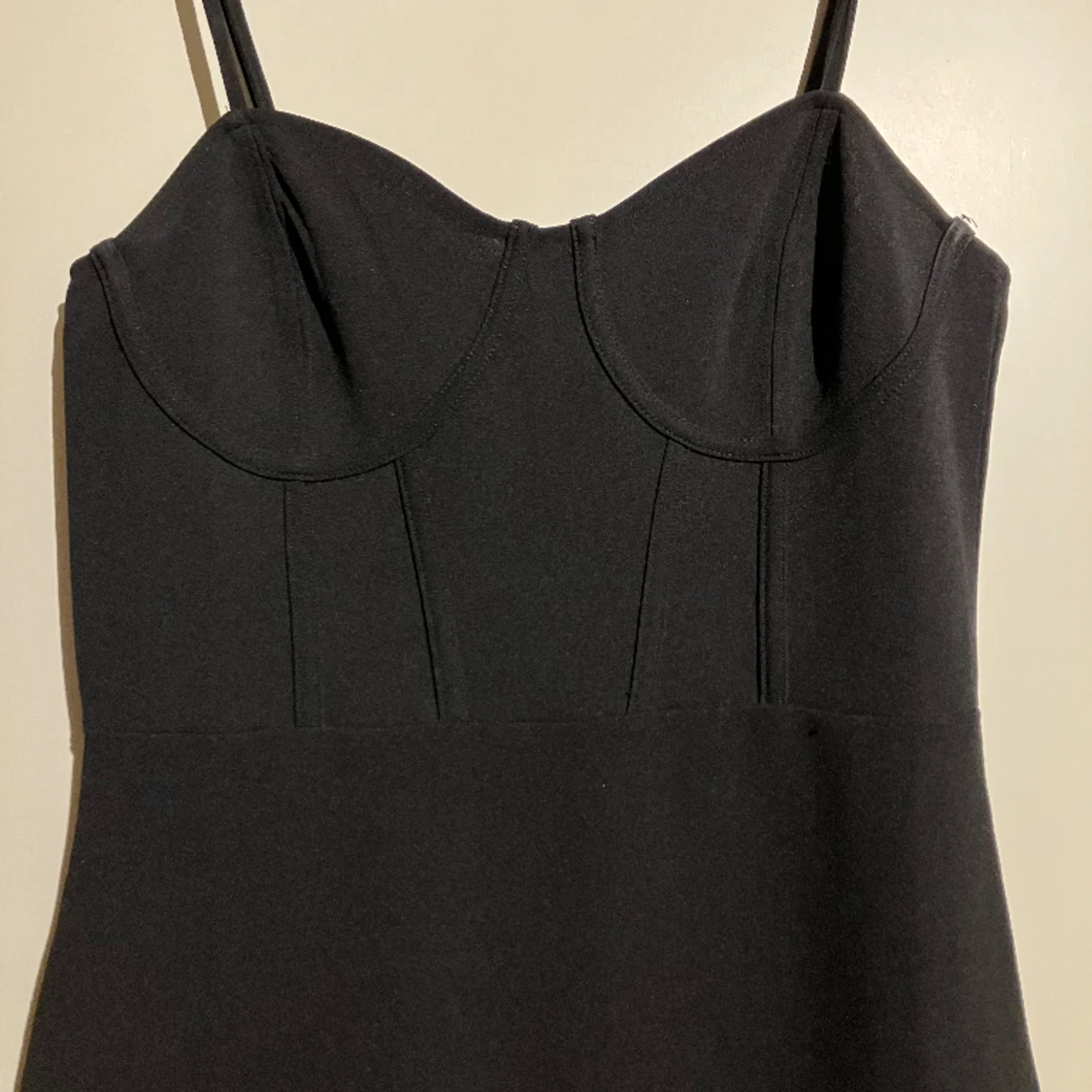 Svart lång klänning  - 90