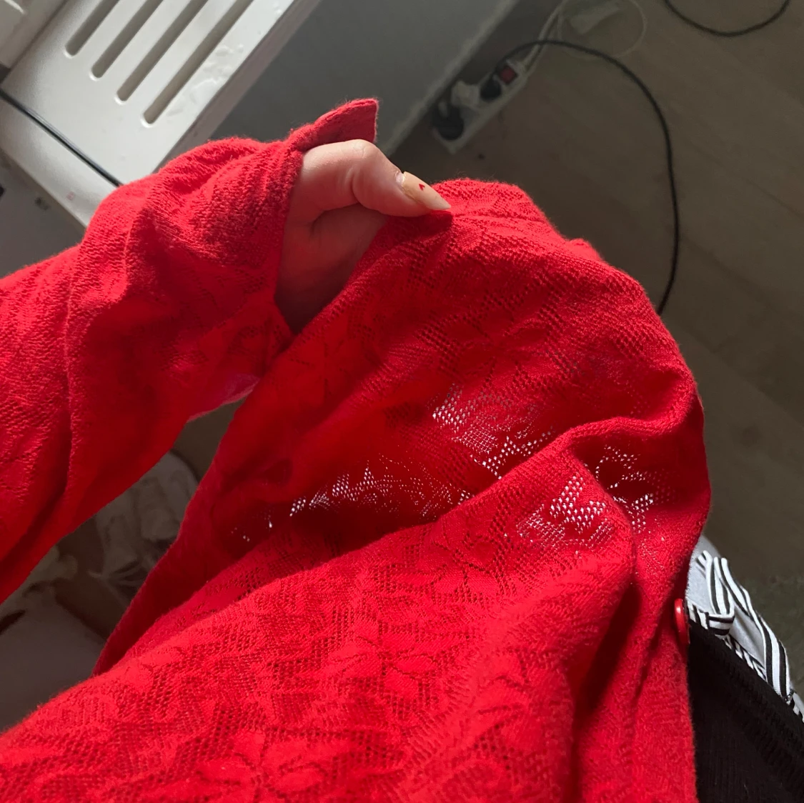 Röd kofta - 91