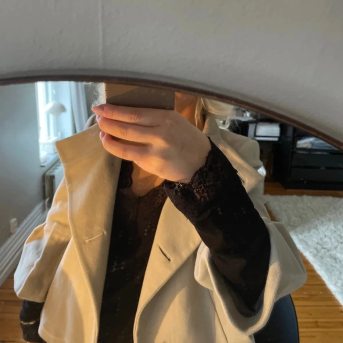 Trekvartsärmad kappa - 90