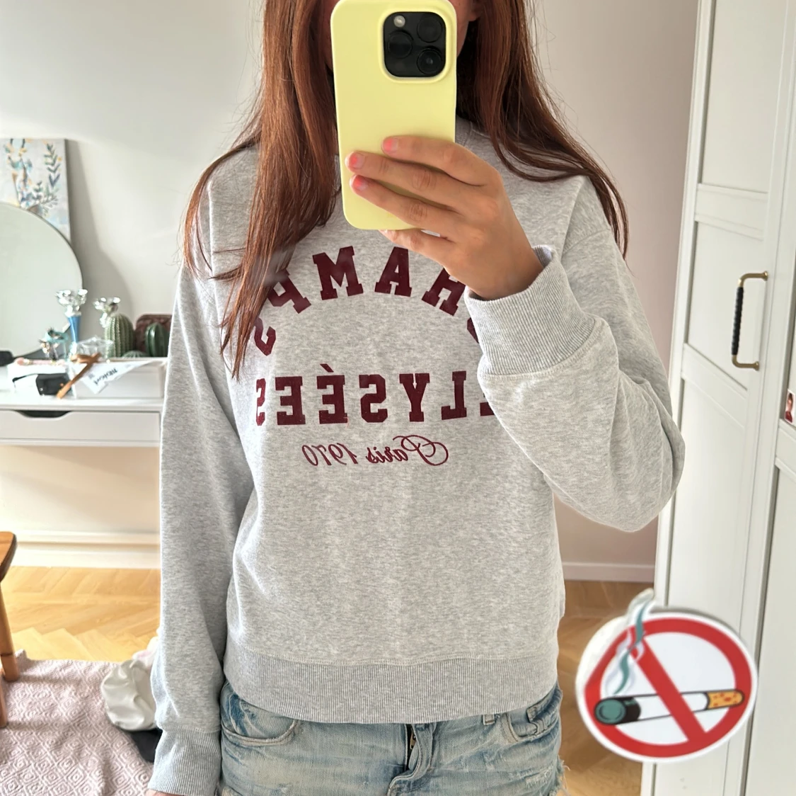 Grå sweatshirt från hm
