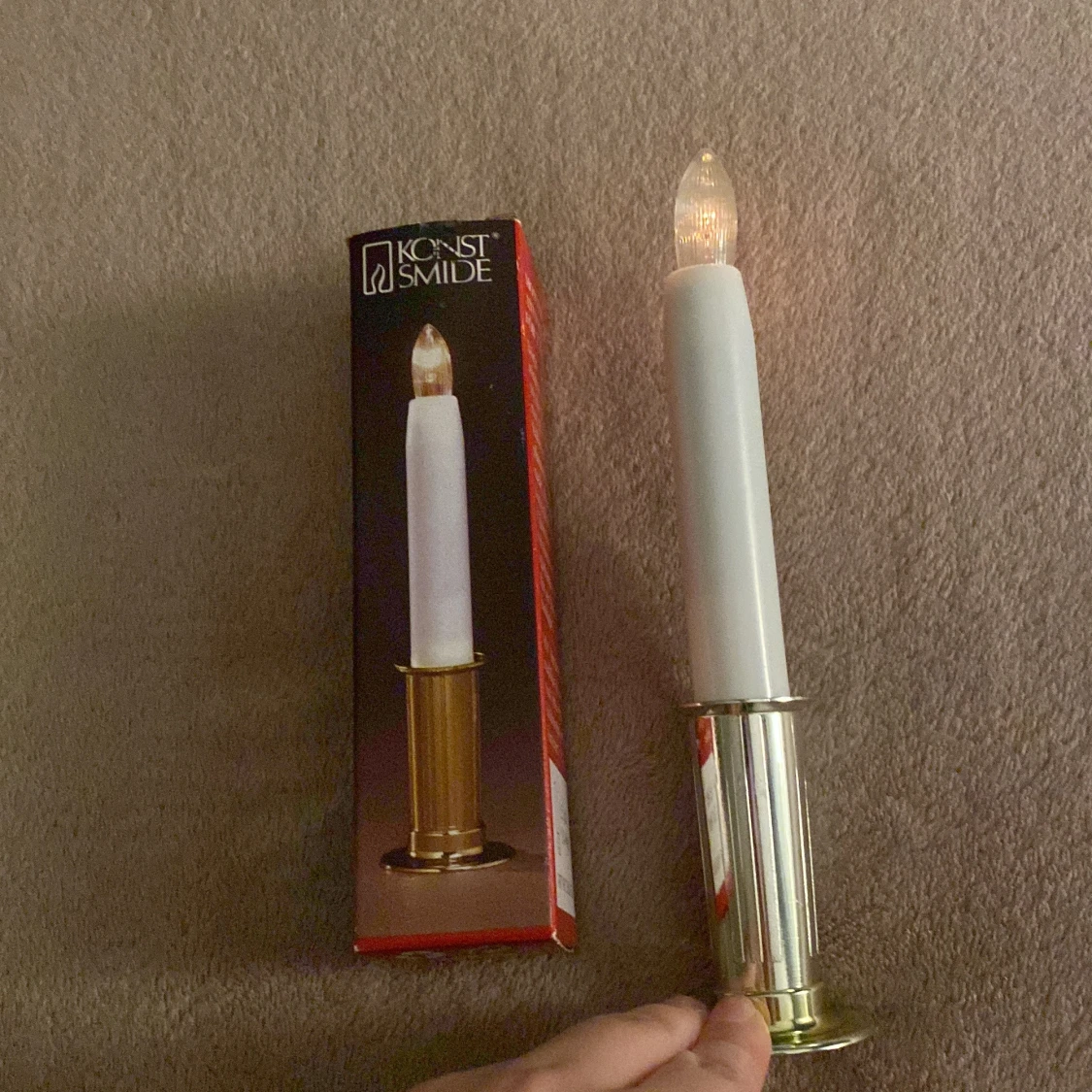 Lucia ljus från konst smide  - 1