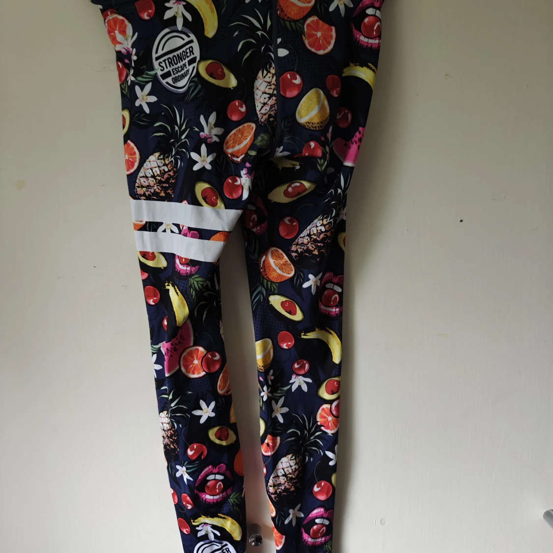 Stronger leggings med fruktmönster - 1