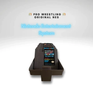 🤼 Pro Wrestling – Nintendo NES (Originalkassett) 🤼 - Säljer originalkassetten av Pro Wrestling till Nintendo 8-bit. Ett av de tidigaste wrestling-spelen som blev kultklassiker tack vare sina unika karaktärer och citatet “A Winner Is You”. Perfekt för samlare och retroälskare!  ✅ Originalkassett i fint skick (se bilden) ✅ Testad och fungerar utan problem ✅ European Version (PAL) ✅ Endast kassett, ingen box/manual