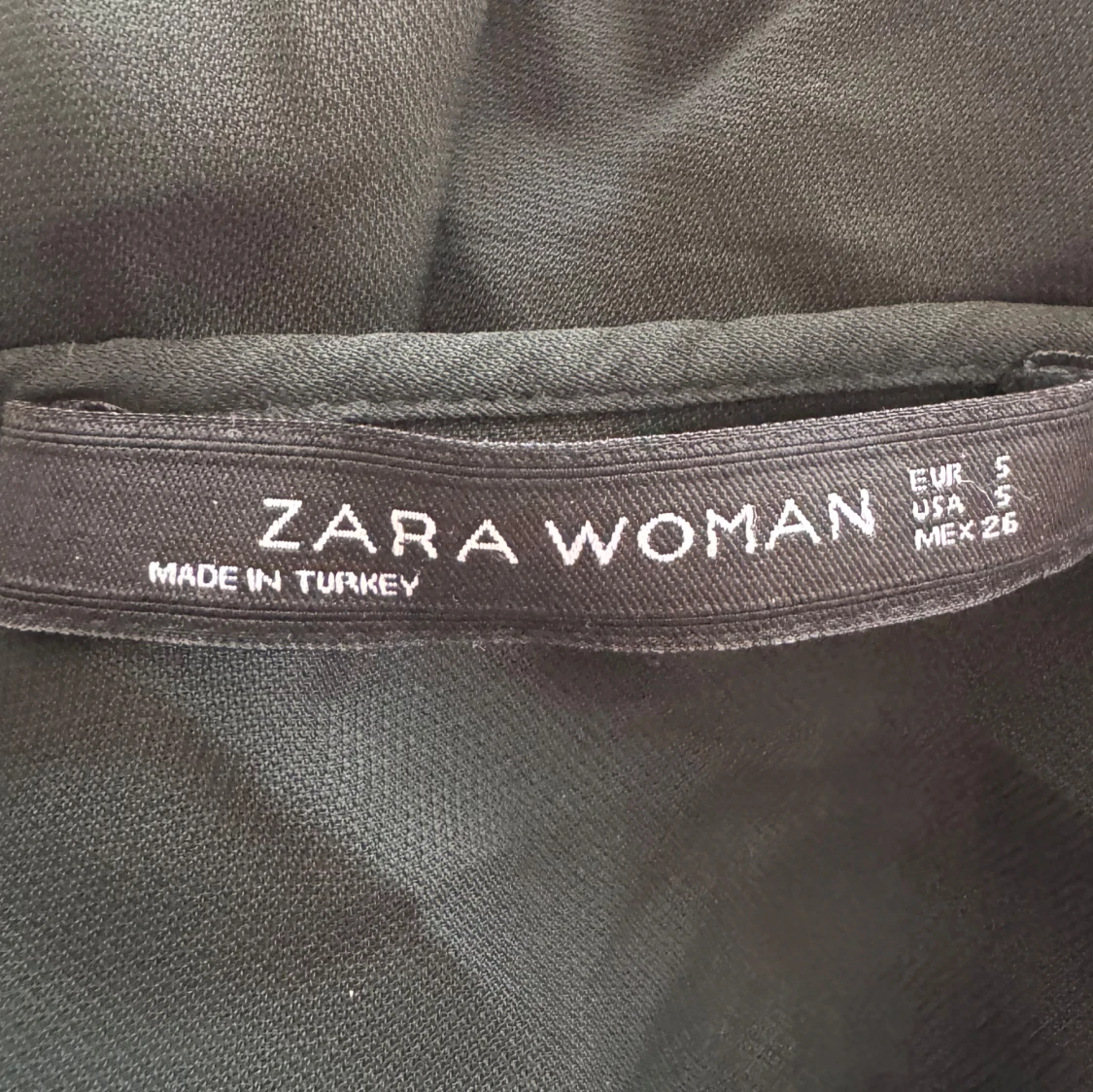 Mörkgrön blus från Zara - 2