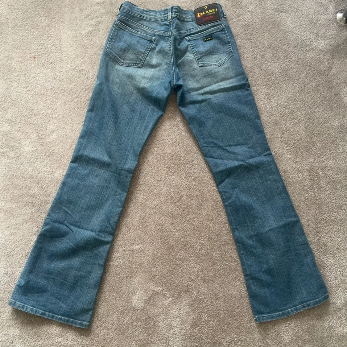 Lågmidjade ljusblå Planet jeans - 2