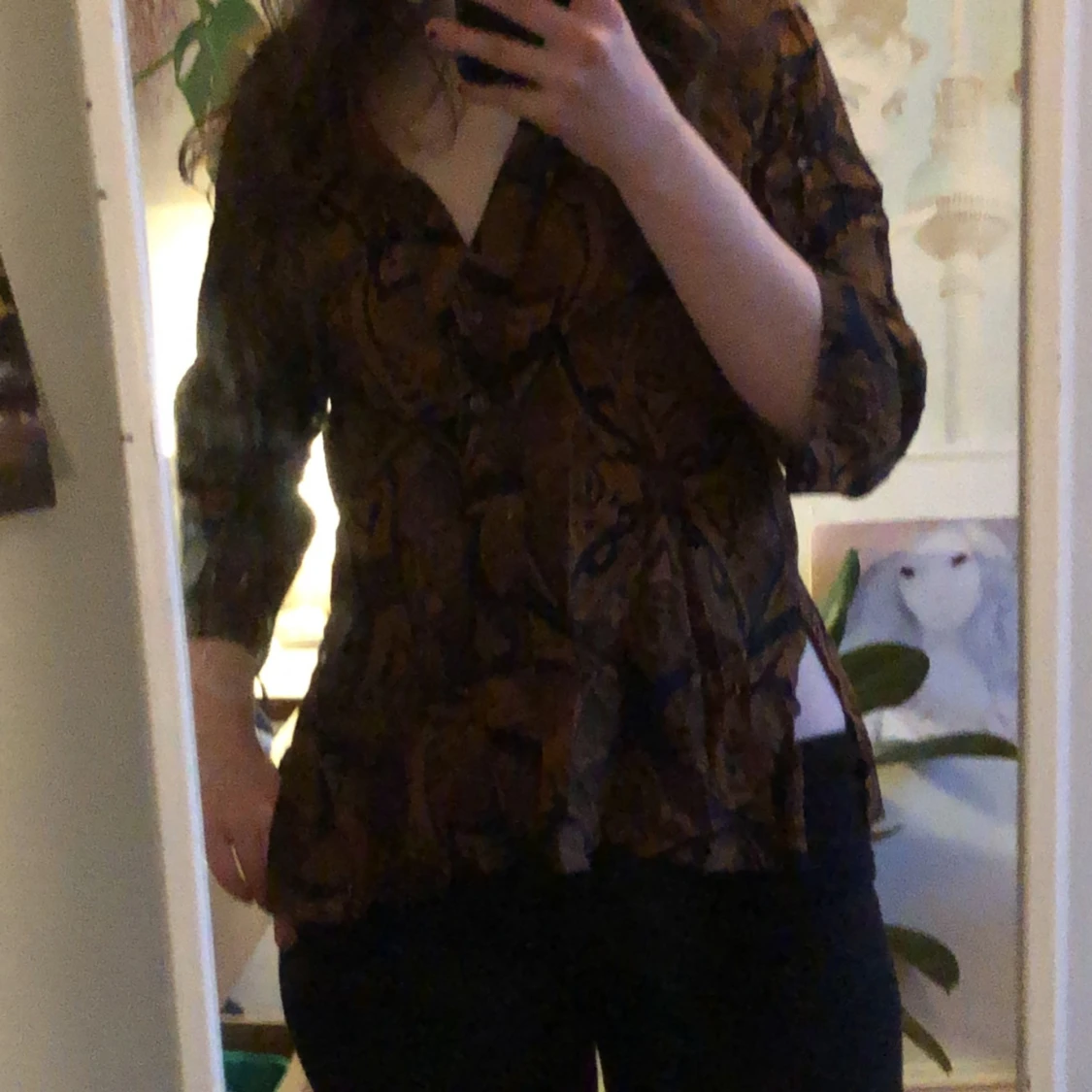 Mönstrad blus från Manuheali'i