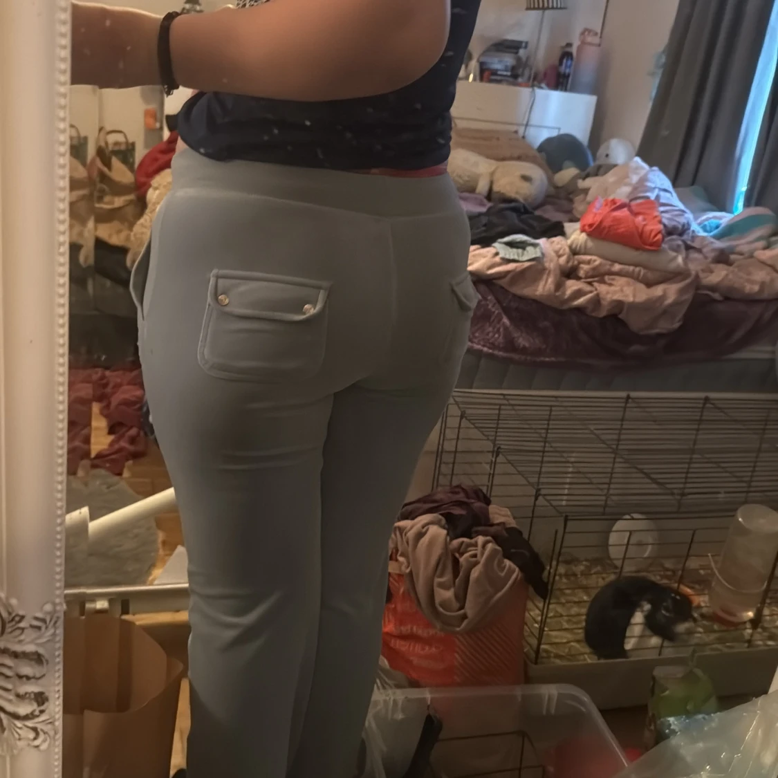 Ljusblåa byxor från Juicy Couture - 1