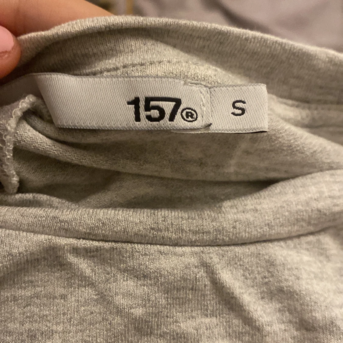 Grå basic t-shirt från 157 - 2