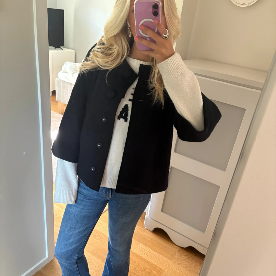 Trekvartsärmad kappa - 1