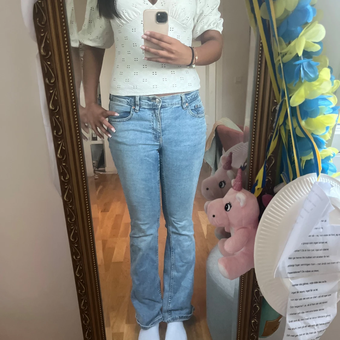 Bootcut ljusblå jeans