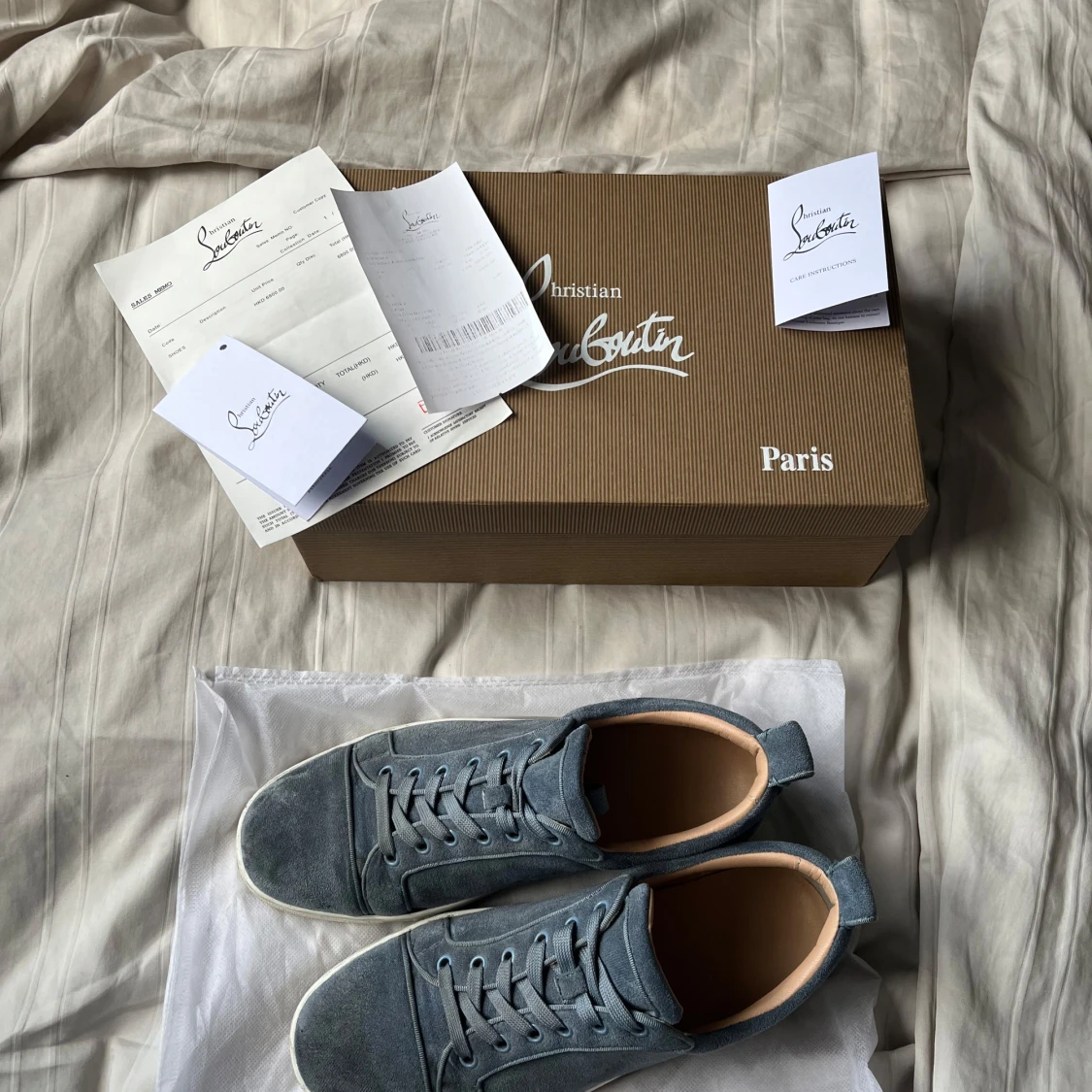 Baby blue skor från Christian Louboutin