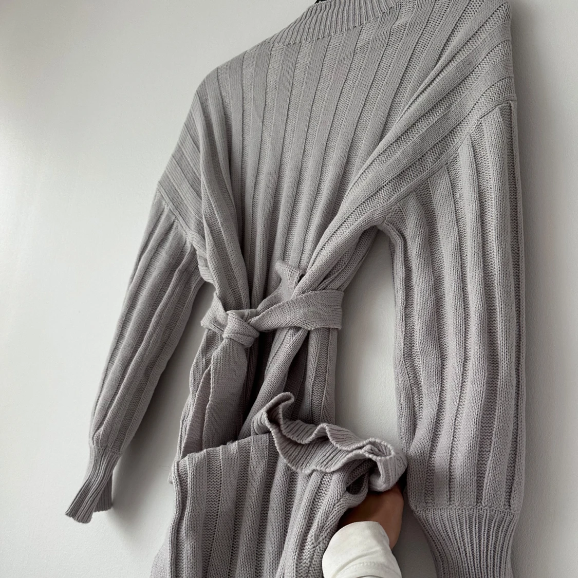 Topp o byxor set stickad