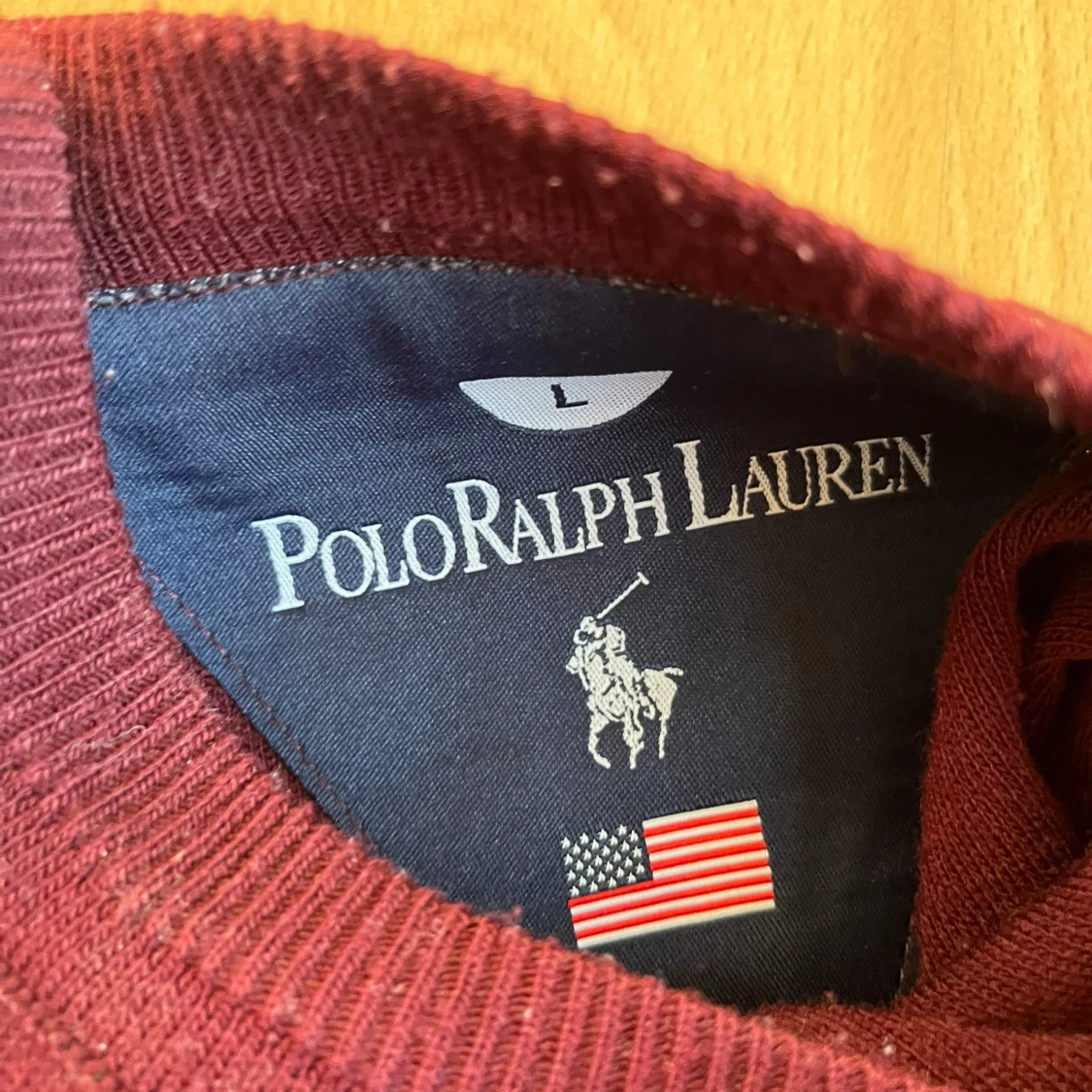 Vinröd tröja från Polo Ralph Lauren - 1