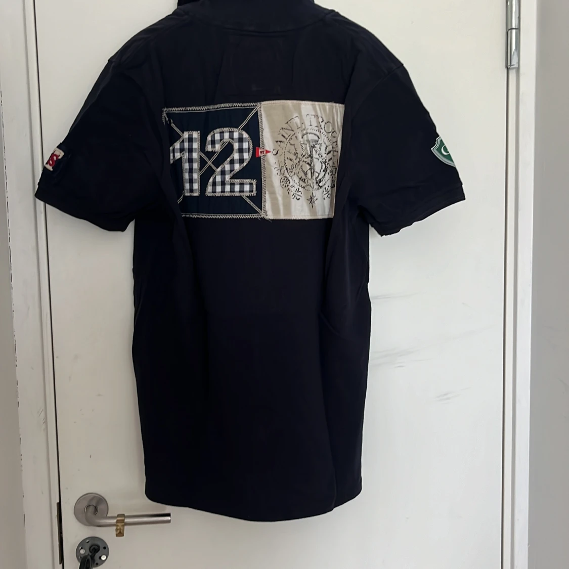 Marinblå pikétröja Les Voiles de St-Tropez - 1