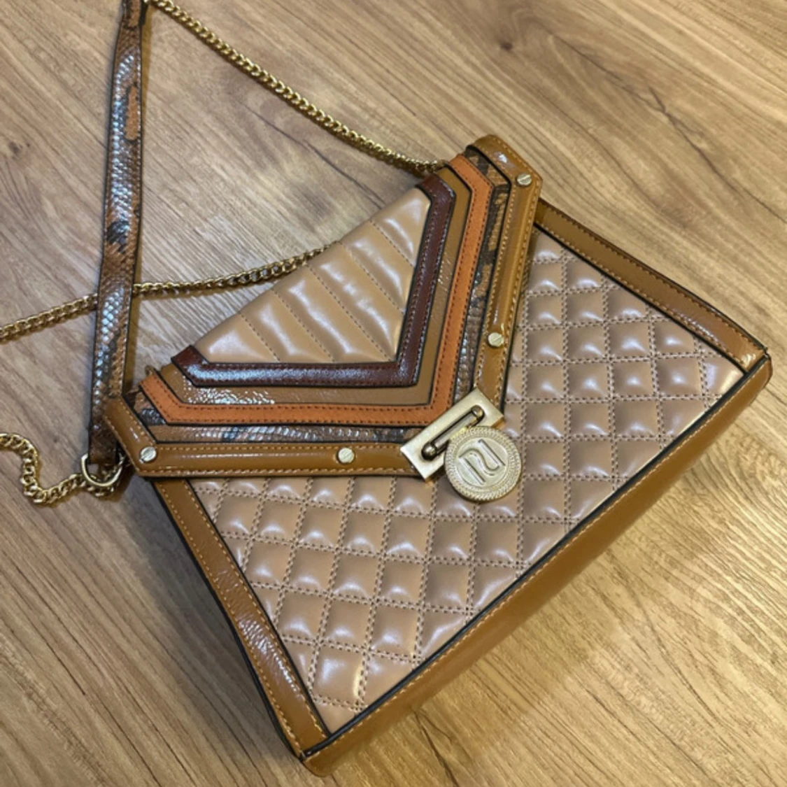 Quiltad axelväska från River Island - 4