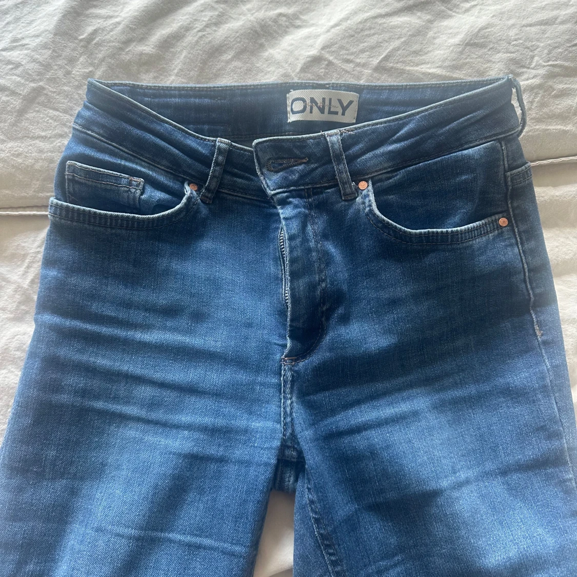 Blå bootcut jeans från ONLY - 2