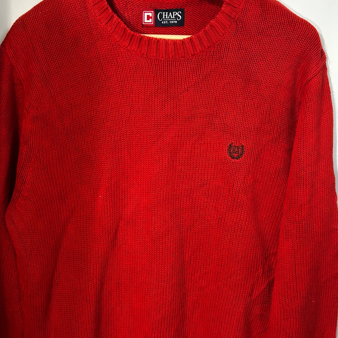Orange CHAPS Ralph Lauren sweater
