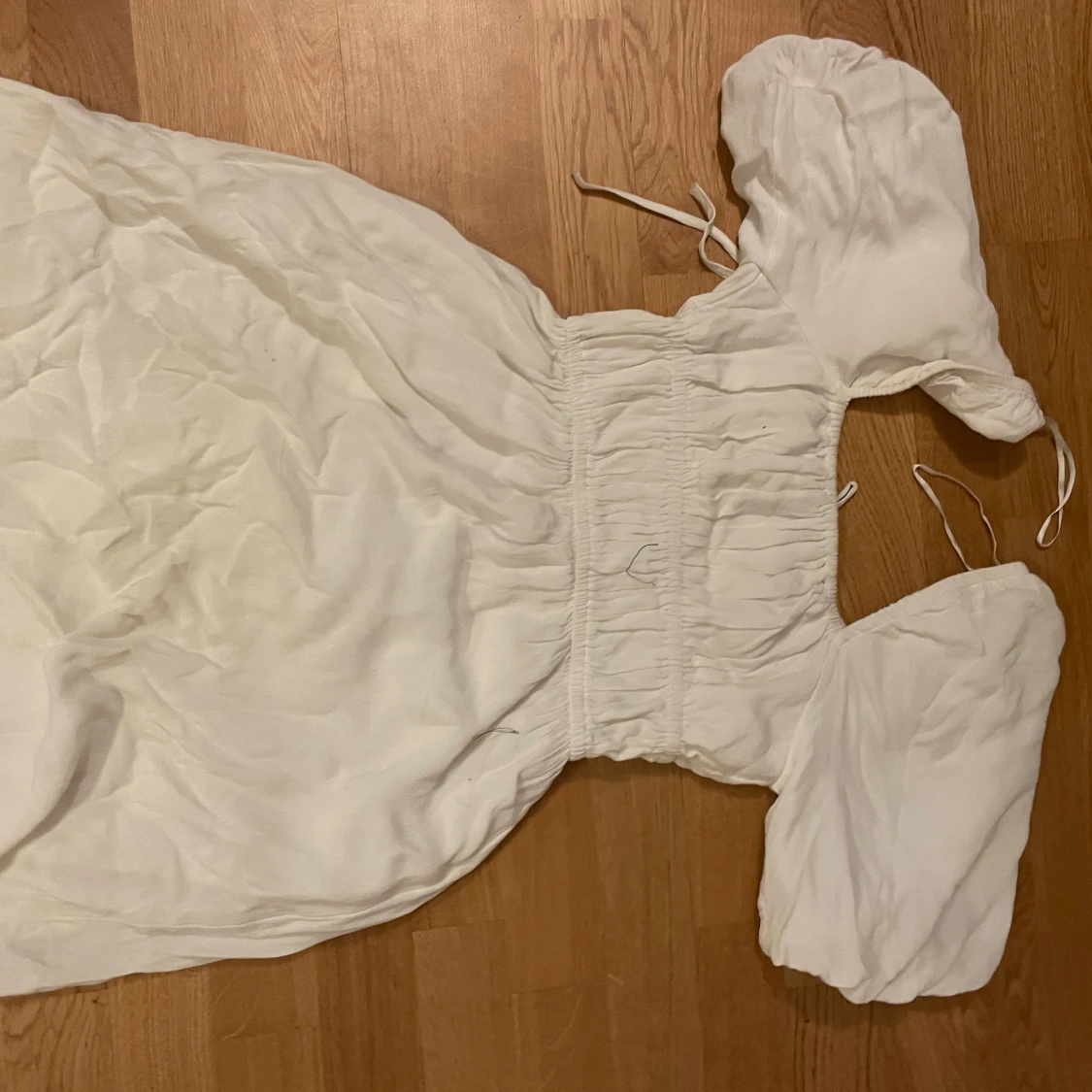 Vit kortklänning  - 2