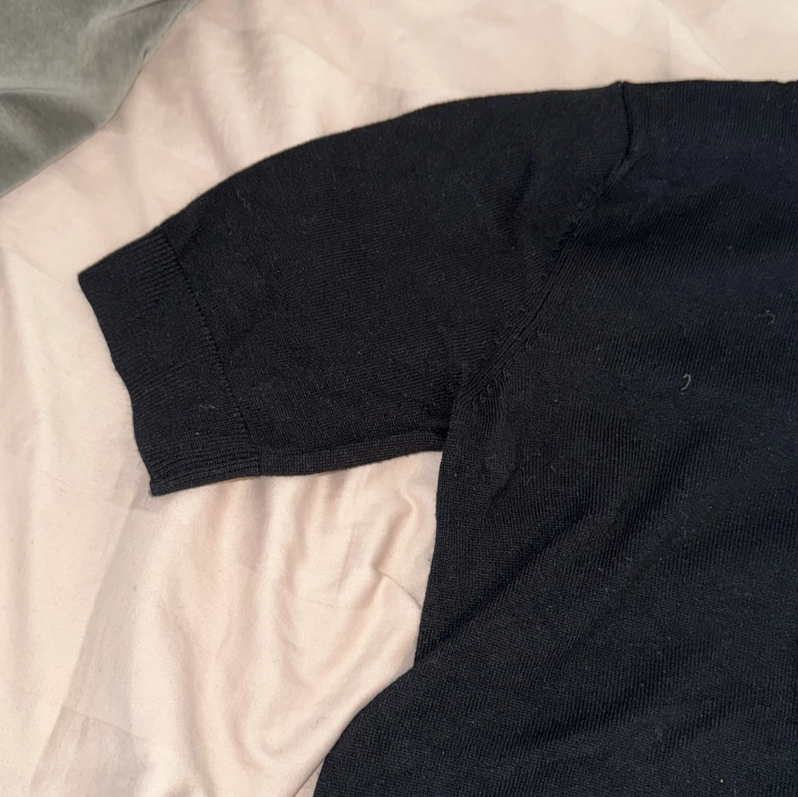 Svart stickad tröja från H&M - 3