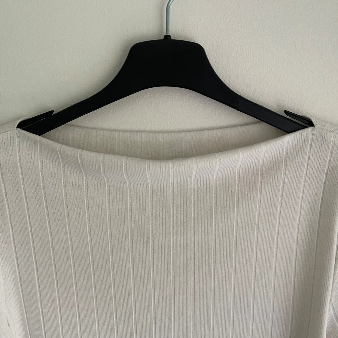 Vit ribbad tröja från mango - 1