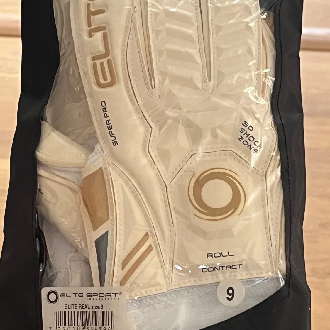 Vita målvaktshandskar från Elite Sport - 1