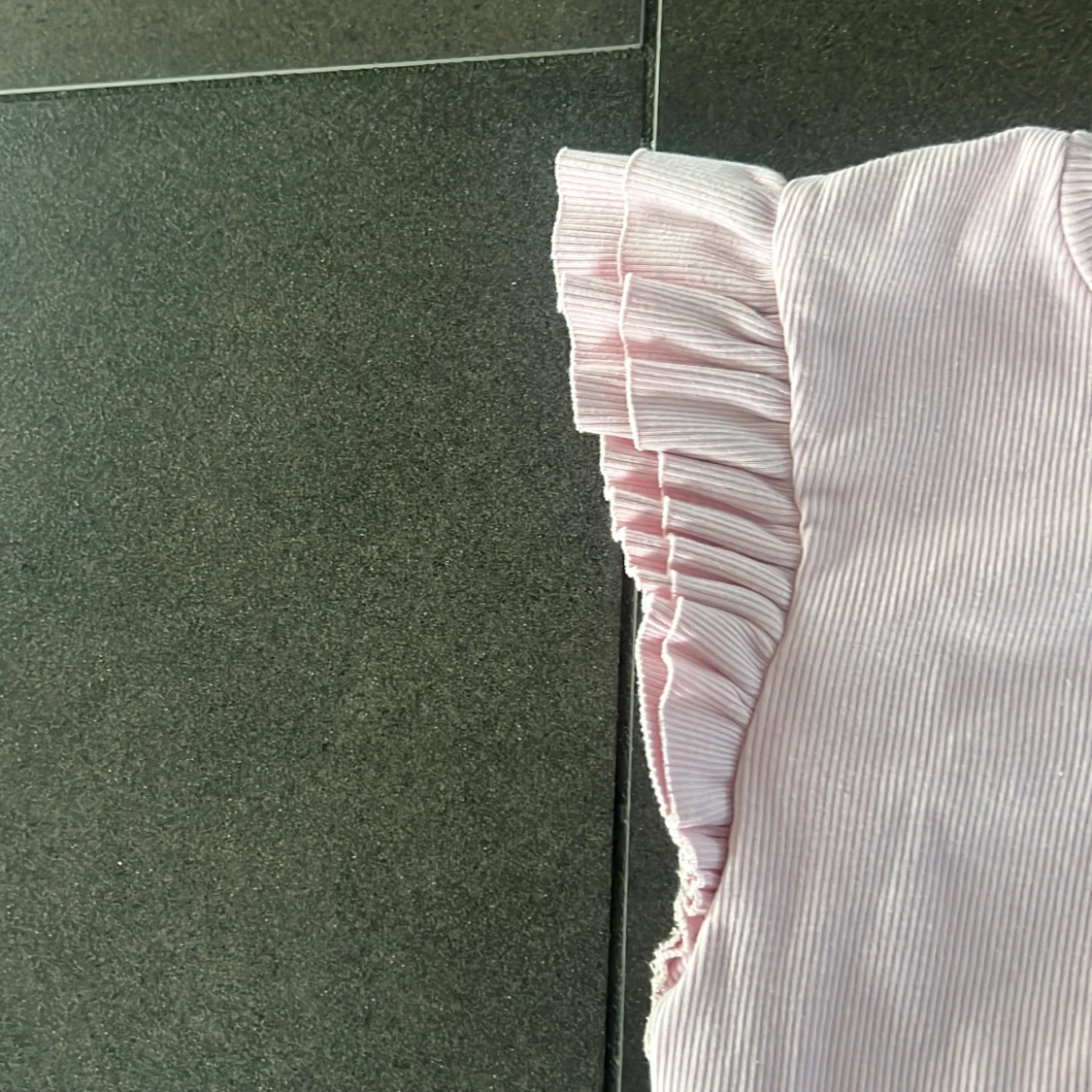 Ljusrosa volangtopp från Zara - 3