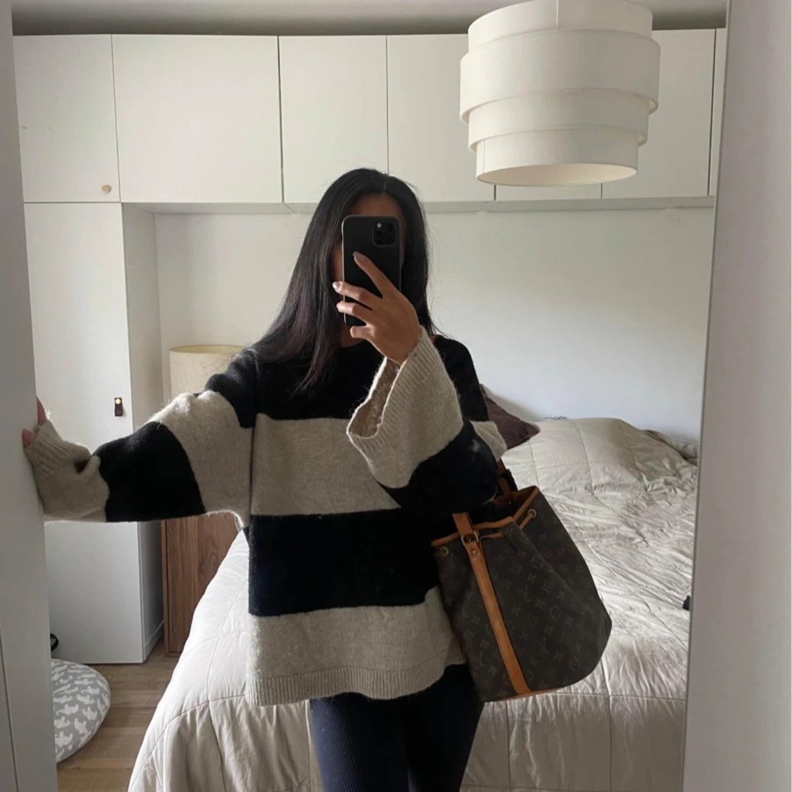 Stickad tröja i ullblandning - 2