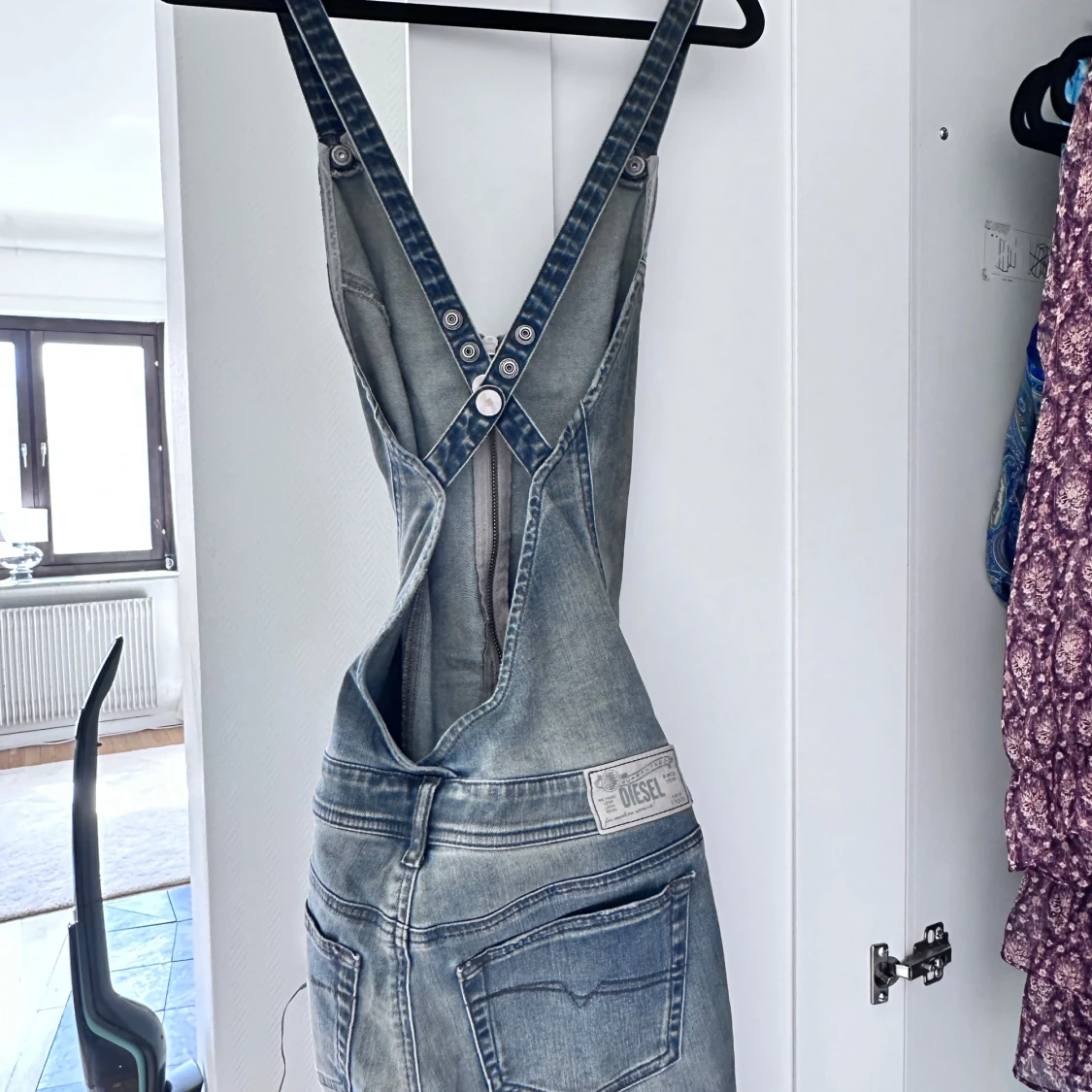 Diesel jeans jumpsuit med dragkedja - 2
