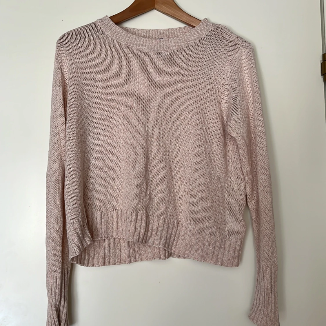 Ljusrosa stickad tröja från H&M Divided