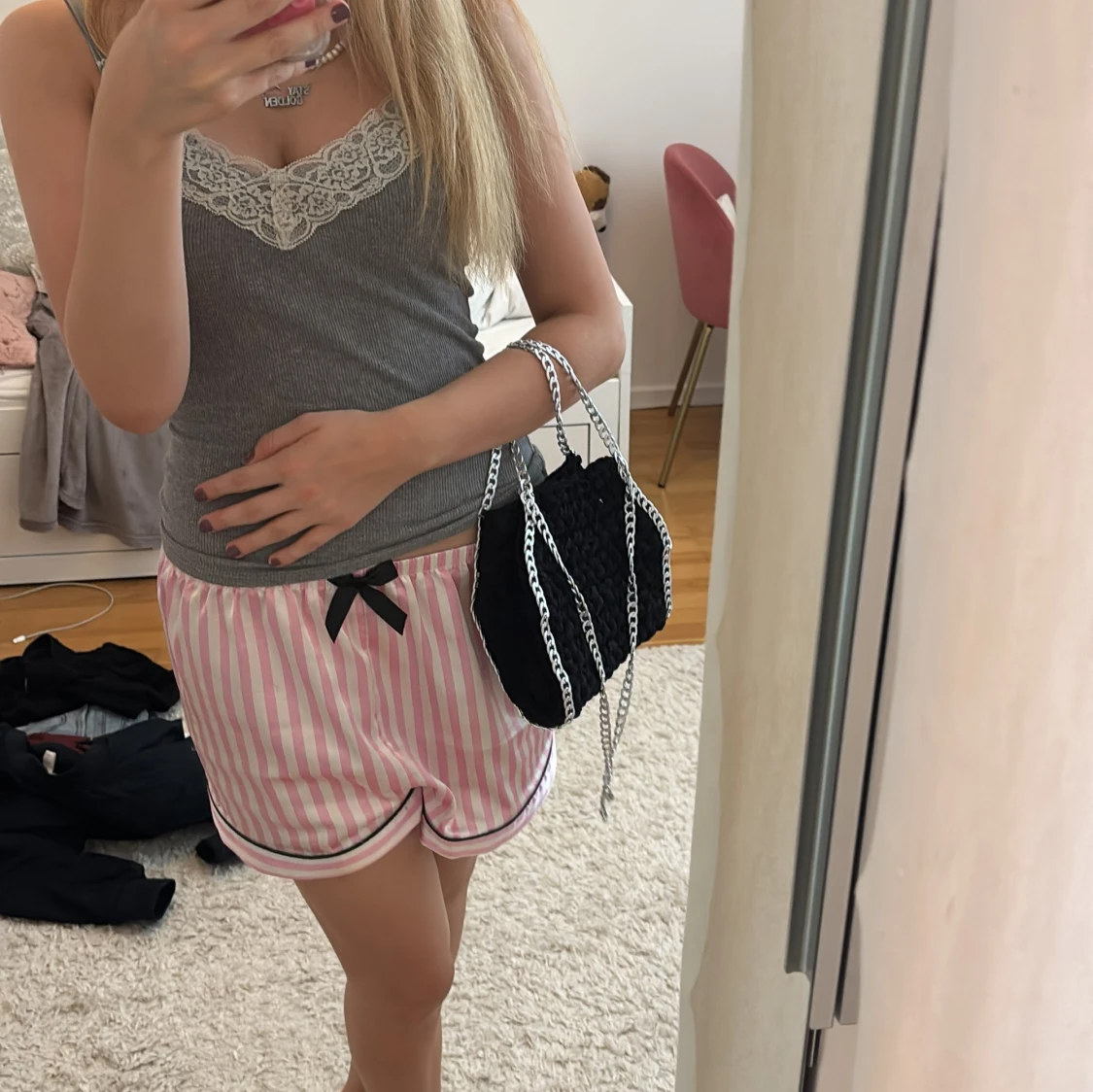 Svart virkad Stella inspirerad väska🫰😘 - 2