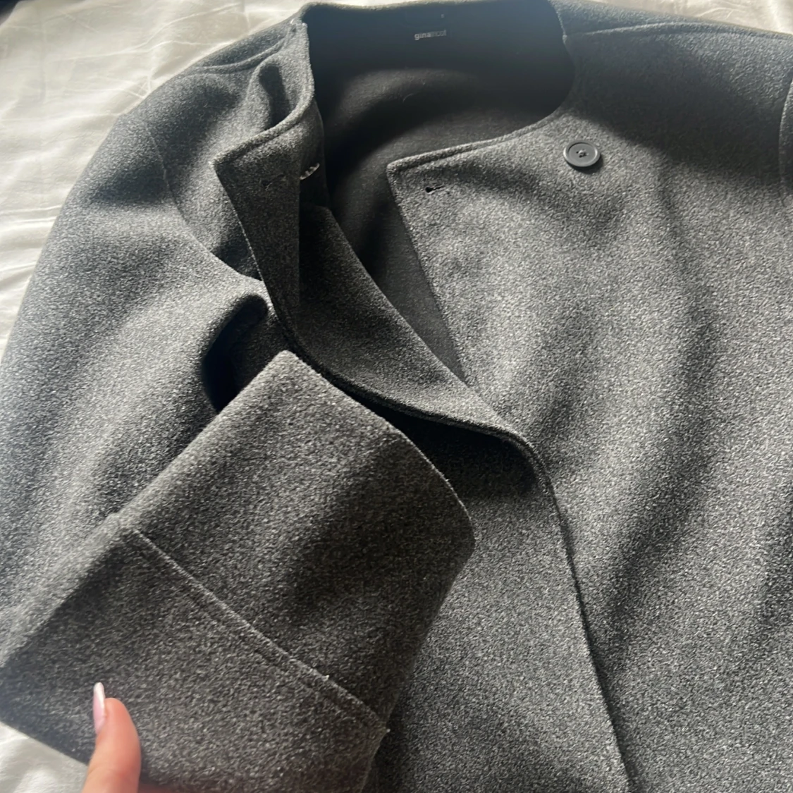 Grå kavajjacka från Gina Tricot - 4