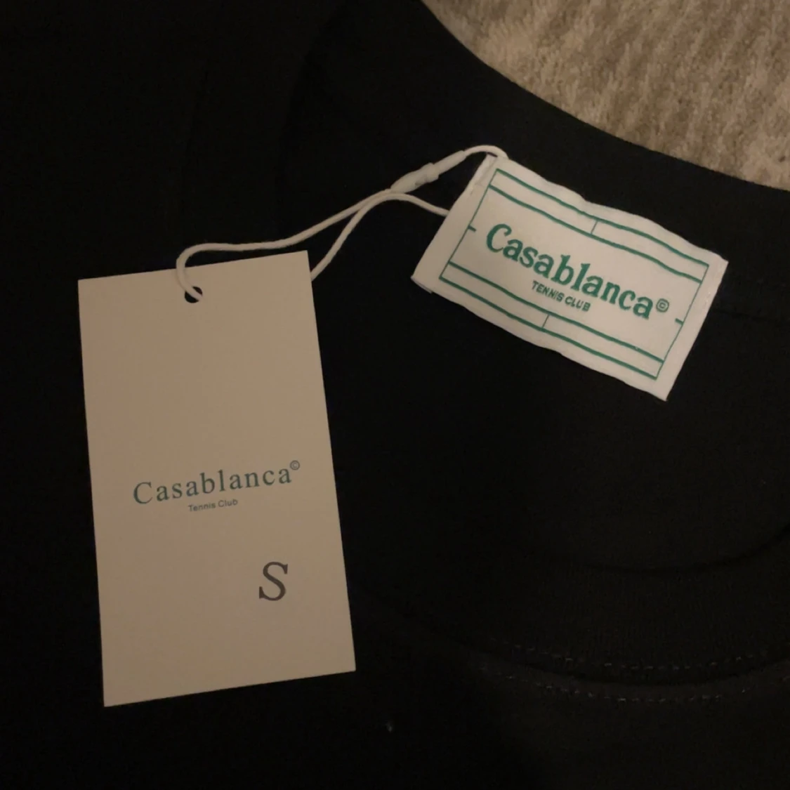 Svart t-shirt Casablanca Tennis Club - 3