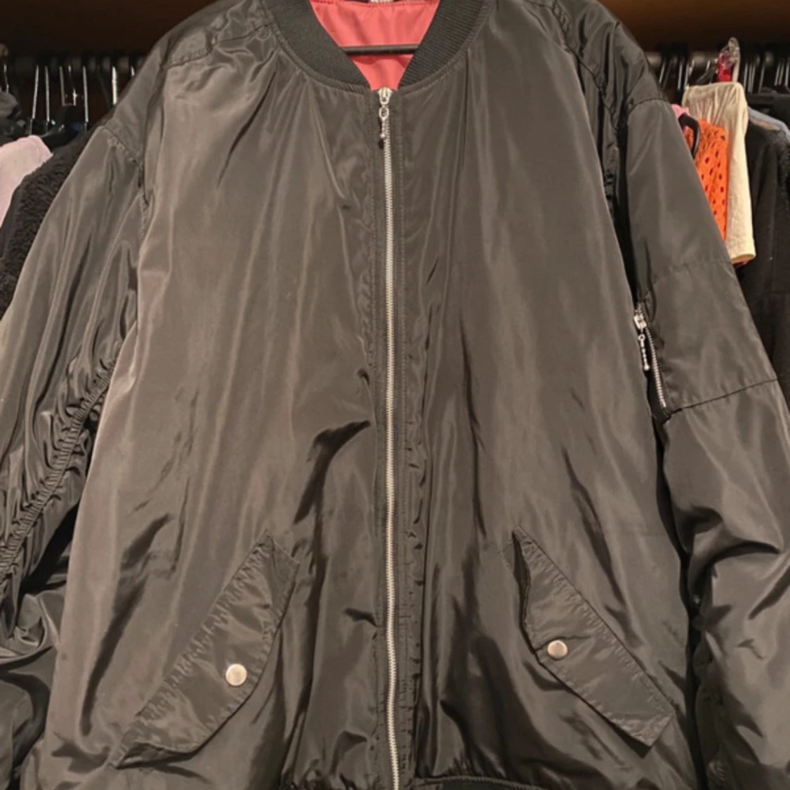 Svart bomberjacka Nirvana Divided XL