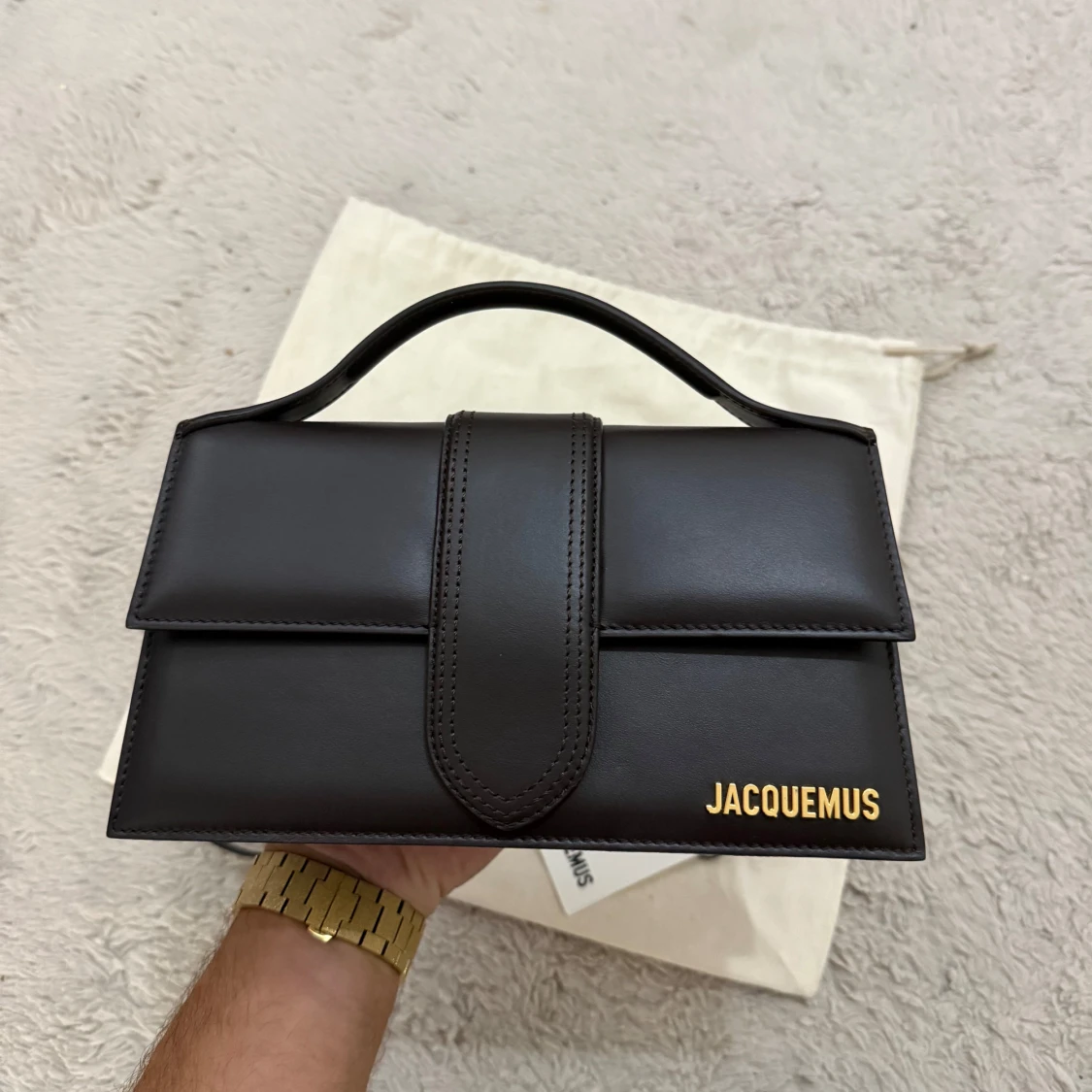 Jacquemus le grand bambino bag (brun) - 1