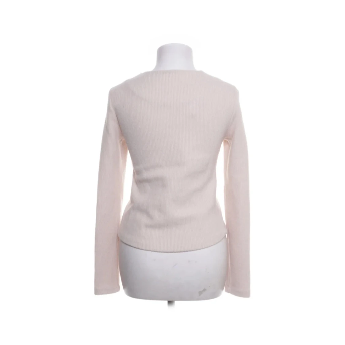 Beige omlottopp med v-ringning - 1