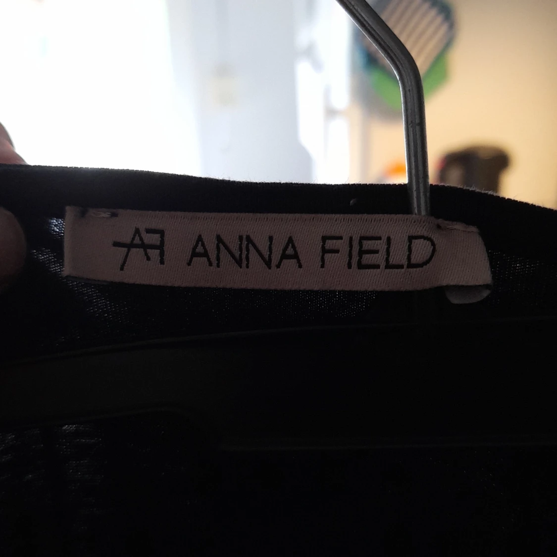 Marinblå långärmad klänning Anna Field - 1