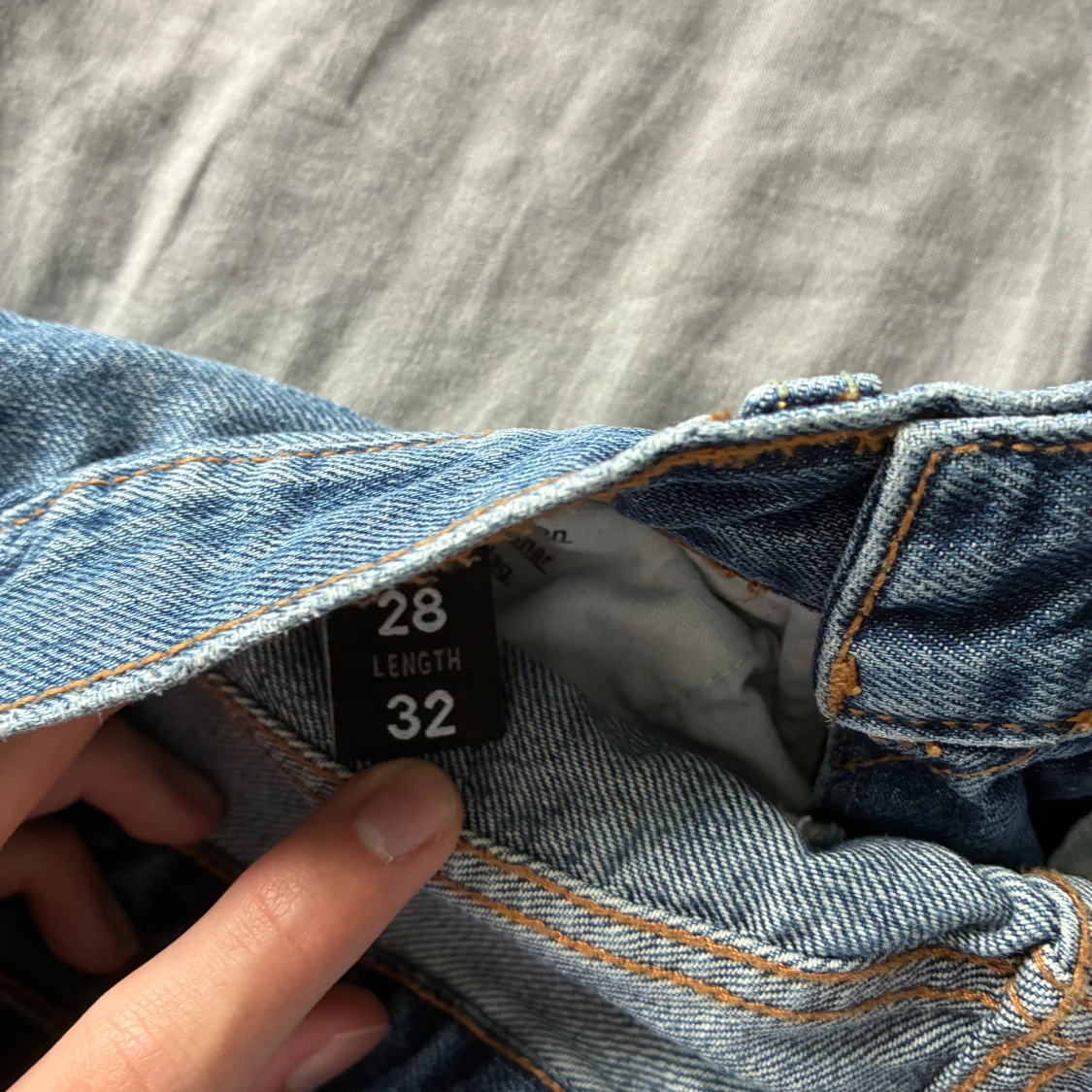  blå jeans W28 L32 - 3