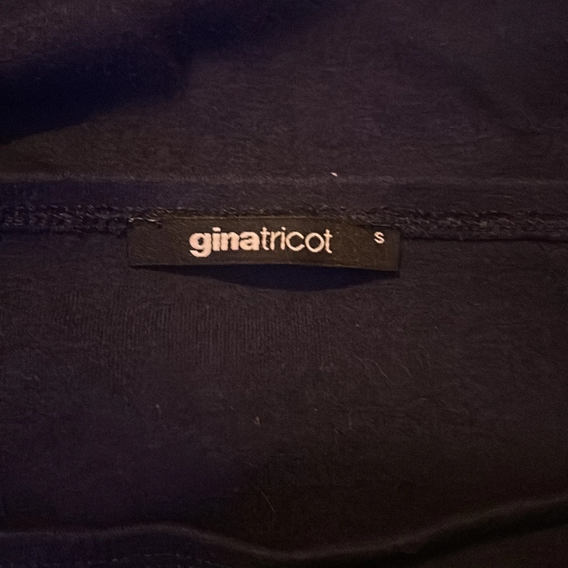 Mörkblå långärmad topp Gina Tricot - 2