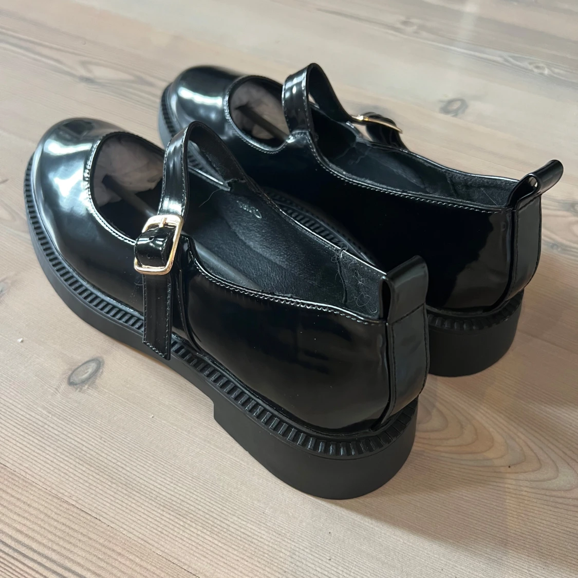 Svarta Mary Jane ballerinaskor C.M Paris - 3