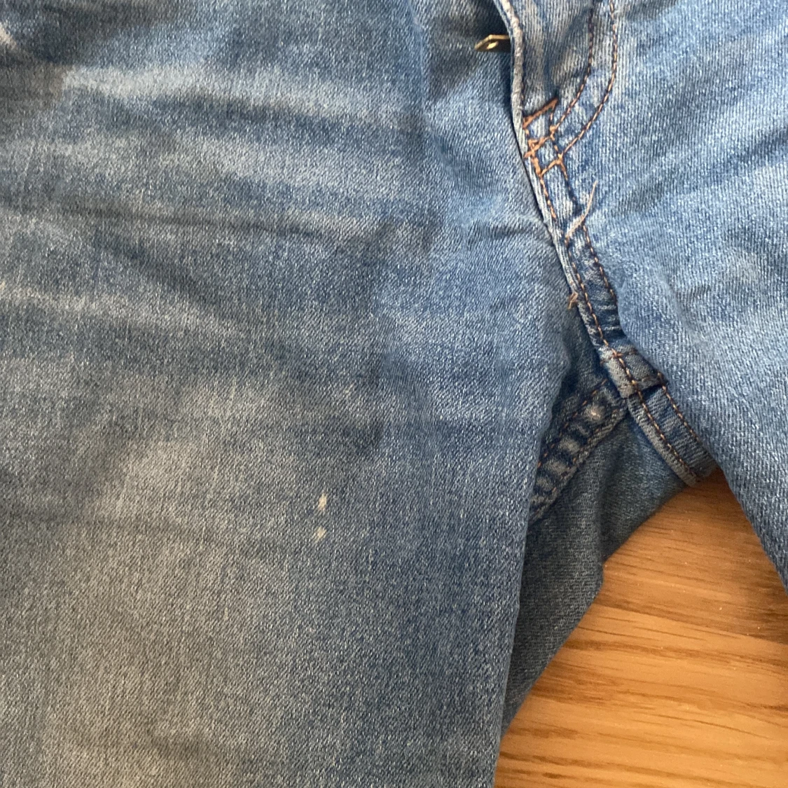 Blå bootcut jeans - 2