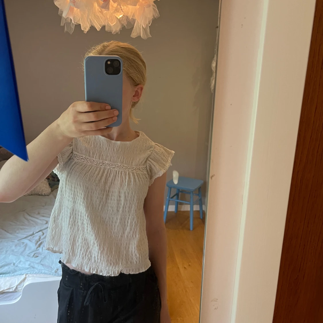 Vit blus från H&M DIVIDED, S