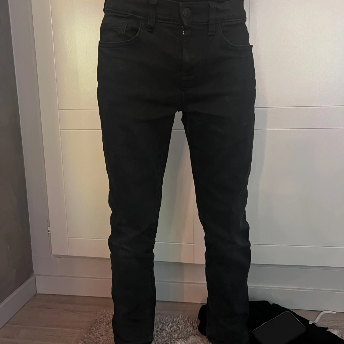 Svarta slim jeans från Cubus - 2