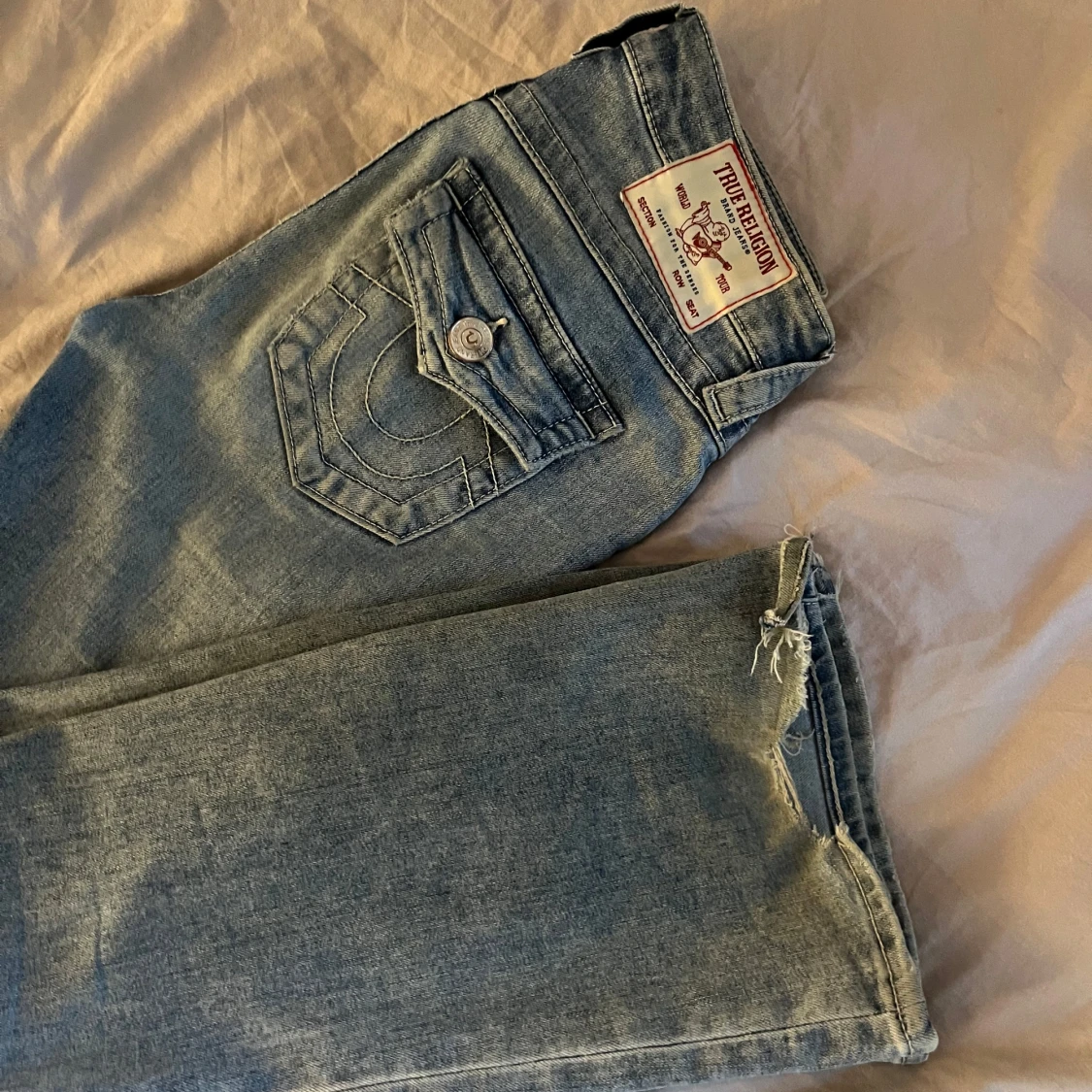 True Religion Becca Bootcut Jeans ljusblå - 4