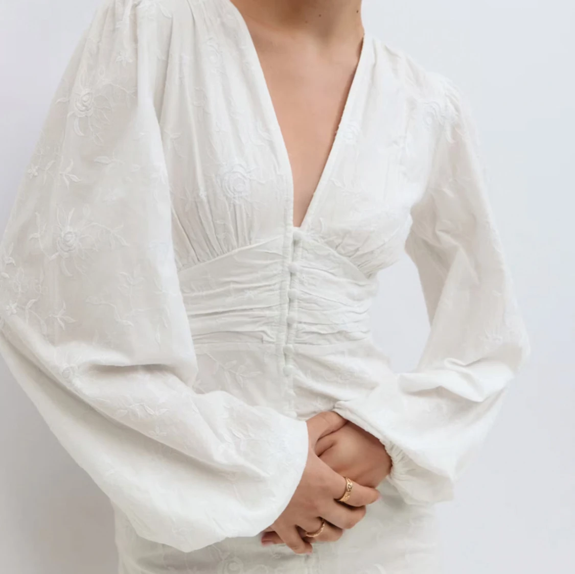 Vit långklänning  - 1