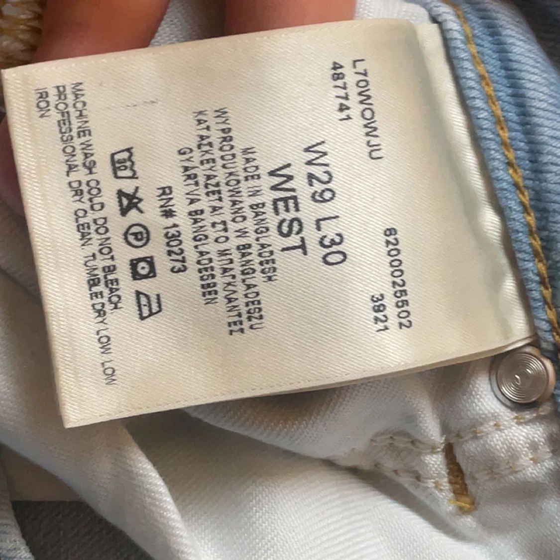 Ljusblå jeans från Lee W29 L30 - 2