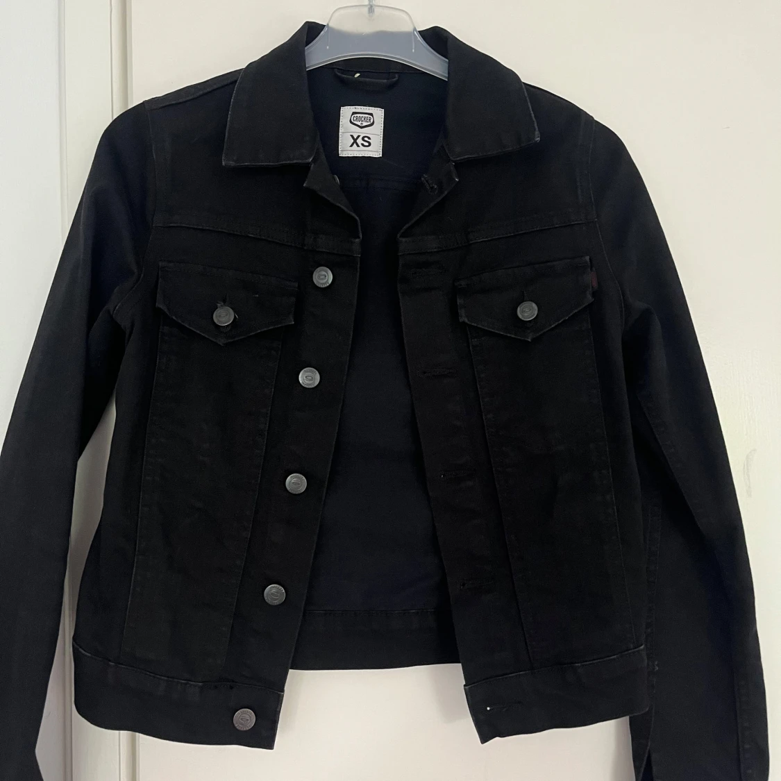 Svart jeansjacka från Crocker XS - 2