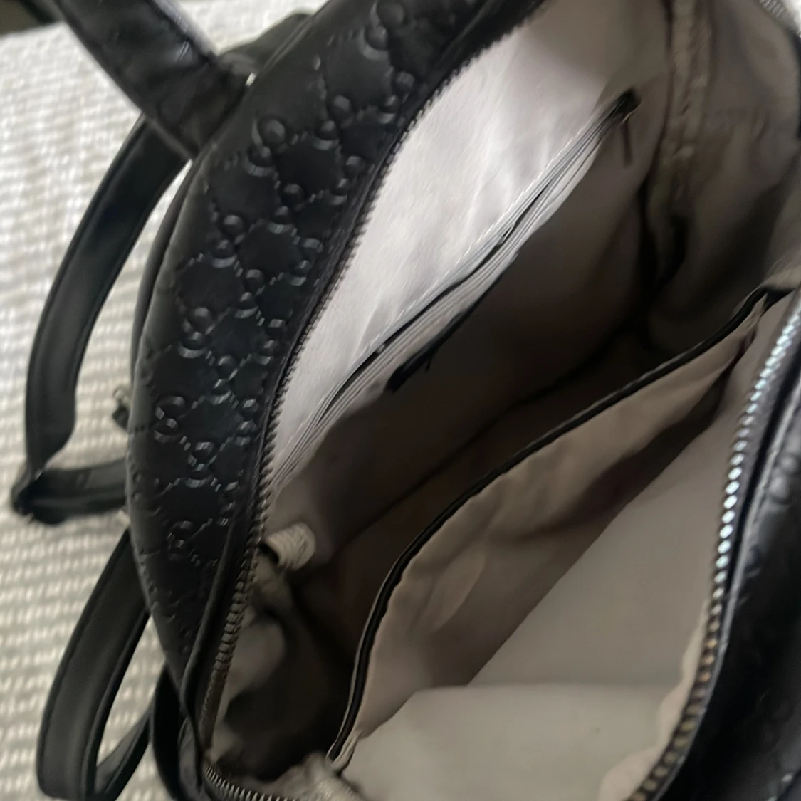 Svart ryggsäck från Puccini i skinn - 1